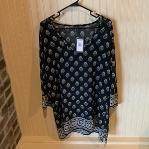 Sheer Top/Cover Up XL